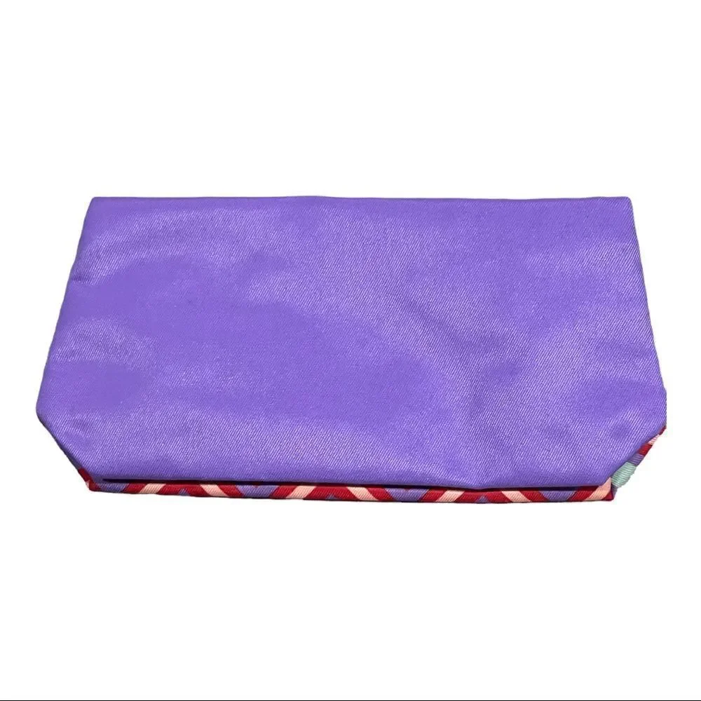 Clinique Three Medium Size Makeup Bags/Pouches  Zipper Closure